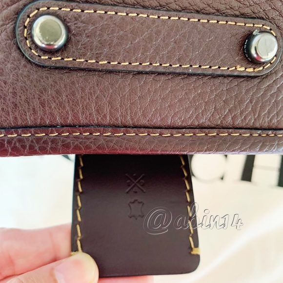 Coach Rogue 25 Oxblood Leather Satchel - Picture 6 of 16